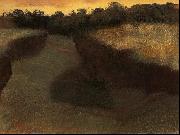Edgar Degas Wheatfield and Row of Trees oil painting picture wholesale
